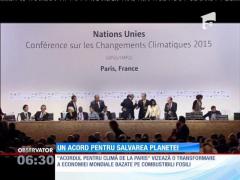 Acord istoric pentru lupta împotriva încălzirii globale