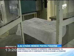 Sărbătorile vin cu bucurii pentru copiii secţiei de Pediatrie din Arad. Oameni cu suflet au strâns pentru ei în jur de 20 de mii de euro, numai din monede