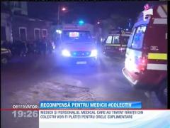 Recompensă pentru medicii care au îngrijit răniţii de la Colectiv