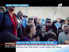 Una din legendele Hollywoodului, actorul Dick van Dyke, a fost sărbătorit printr-un flash mob la împlinirea vârstei de 90 de ani
