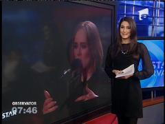 Frumoasa cântăreaţă Adele şi-a schimbat look-ul