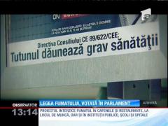 AMENZI URIAȘE! Parlamentarii au interzis fumatul în spaţiile publice!