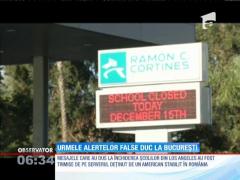 Mesajele de amenințare ce au dus la închiderea școlilor din Los Angeles au venit din București