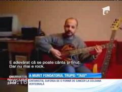 Doliu în muzică românească! George Pătrănoiu, fondator al trupei Taxi, a murit