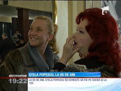 Stela Popescu își dorește să fie pe scenă și la 120 de ani