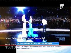 GAFĂ uriaşă la Miss Universe 2015. S-a greşit câştigătoarea