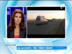 Trei tineri au ajuns la spital aseară din cauza vitezei, în Vaslui