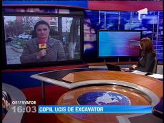 Copil strivit de buldoexcavator, la Techirghiol