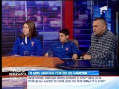 Fii Moș Crăciun pentru un campion! Raul, Jeni şi Leonard Doroftei
