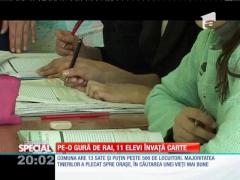 SPECIAL! Pe-o gură de rai, 11 elevi învaţă carte