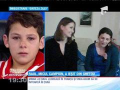 Fii Moş Crăciun pentru un campion! Raul, micul campion la box, a ieșit din ghetou