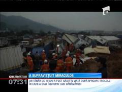 Un tânăr a fost scos în viaţă de sub dărâmături, după 67 de ore