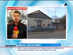 Mâncați, dar cu limită! Peste 1200 de apeluri la numărul de urgenţă 112, doar în Bucureşti şi Ilfov