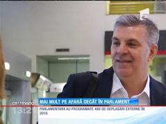 Parlamentarii au programate 400 de deplasări externe, în 2016