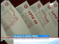 Doi locuitori din Găeşti, Dâmboviţa, au câştigat fiecare câte 16 milioane de lei la Loto 6/49