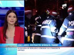 Petrecerea de Revelion s-a încheiat cu o tragedie pentru cinci tineri din Capitală