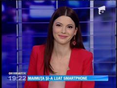 O maimuță de la grădina zoologică din Braşov și-a luat smartphone