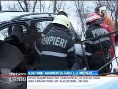 Neluțu Trandafir, fost concurent la X Factor, a fost implicat din nou într-un accident rutier