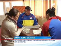 Fii Moş Crăciun pentru un Campion. Ringul de box de acasă