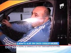 Zece judeţe sunt sub cod galben de viscol!