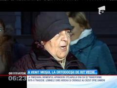 A venit Moș Crăciun pentru ortodocșii care sărbătoresc naşterea Domnului pe rit vechi