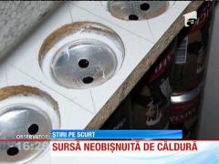 Un profer sârb de matematică a construit un sistem de încălzire solară folosind drept panouri cutii goale de bere