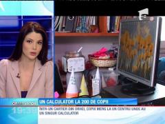 Peste 200 de copii dintr-un orăşel din Republica Moldova se înghesuie la un singur calculator