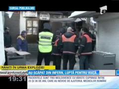 Una dintre victimele incendiului de la Chişinău, în stare foarte gravă