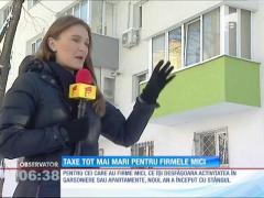 Taxe mai mari pentru firmele mici