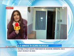 Un bărbat de 53 de ani s-a sinucis în scara blocului