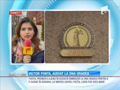 Victor Ponta, audiat la DNA Oradea