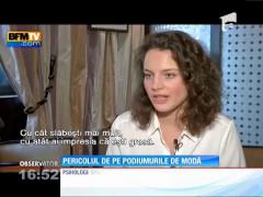 Presiunile la care sunt puse tinerele modele pentru a fi cât mai slabe