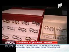 Special! Verighetele 3D, la modă