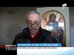 Un profesor de muzică din Brăila a militat împuşcarea elevilor!