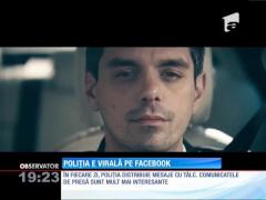 Poliţia e virală pe Facebook