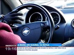 George Baltă, un fost rugbist paralizat de la piept în jos, vrea să-şi conducă propria maşină