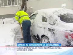 Nămeţii i-au scos la cumpărături pe românii nepregătiţi