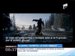 Leonardo DiCaprio, favoritul lui Kate Winslet