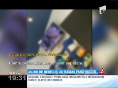 35.000 de bebeluşi au rămas fără vaccin