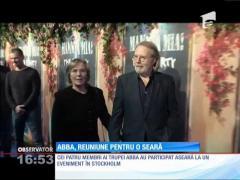 Membrii îndrăgitei trupe ABBA, din nou în formulă completă