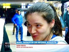 Cristian Matei, unul dintre răniţii din Colectiv, s-a întors, aseară, din Israel