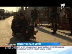Concursul tradițional de sănii și bob din Vălenii de Dâmboviţa