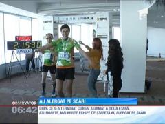 Câteva sute de concurenţi au alergat pe scările celei mai înalte clădiri de birouri din Capitală