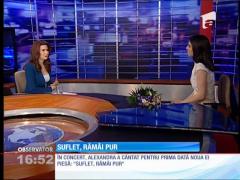 Alexandra Uşurelu, spectacol simfonic inedit la Teatrul Național București