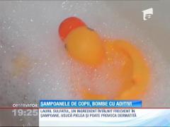 Şampoanele pentru copii din comerţ sunt periculoase pentru pielea sensibilă a bebeluşilor