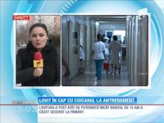 Un sportiv de 15 ani, vicecampion la aruncarea ciocanului, a fost lovit în cap cu un ciocan la antrenamente