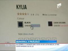 Pentru aceleaşi haine, plătim de două ori mai mult faţă de englezi, francezi sau nemţi