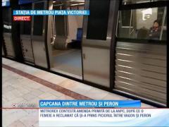 Decizie istorică! ANPC a sancţionat Metrorex şi recomandă închiderea staţiei de la Piaţa Victoriei, după ce o femeie s-a rănit la urcarea în tren