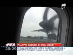 Pe aripile vantului, de unul singur! Un tânăr a avut parte de un zbor într-un avion privat... din greșeală!