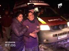 Casa unei familii cu şapte copii a fost mistuită de flăcări, în Capitală